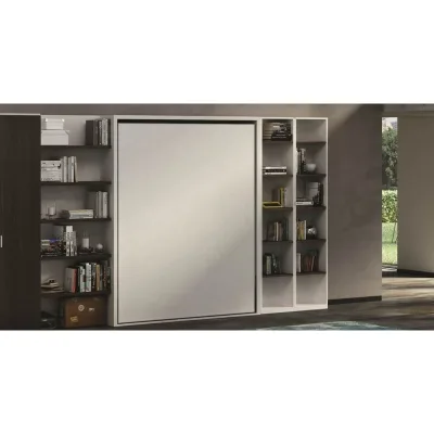 SmartBeds Letto matrimoniale a scomparsa FLAT VERTICALE L ad apertura verticale da 176 cm