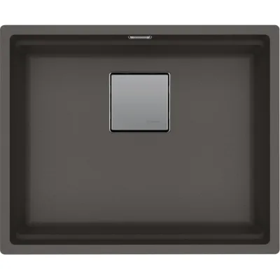 Franke: Lavello una vasca Vasche Sottotop Kubus 2 KNG 110-52 125.0714.193 finitura grigio ardesia da 52x42 cm