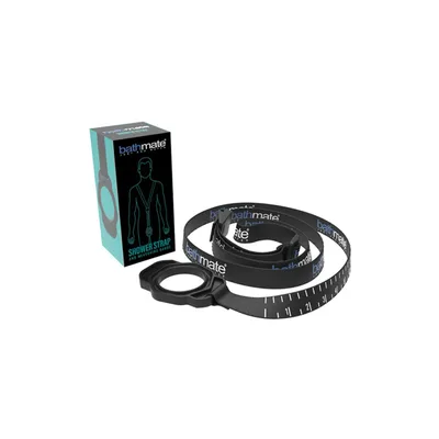 Bathmate Shower Strap cinghia pompa pene con misuratore regolabile nero uomo