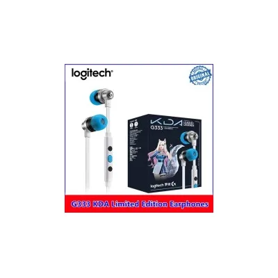 CUFFIETTE GAMING LOGITECH G333 con microfono Adattatore USB-C AZZURRI