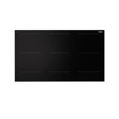 De Longhi Piano cottura a induzione SLI 906 in vetroceramica nero da 90 cm