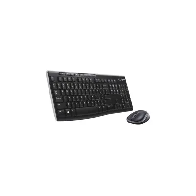 COMBO tastiera e mouse multimediale wireless USB Logitech MK270 920-004513 1000 dpi 3 pulsanti Uso ambidestro Nero