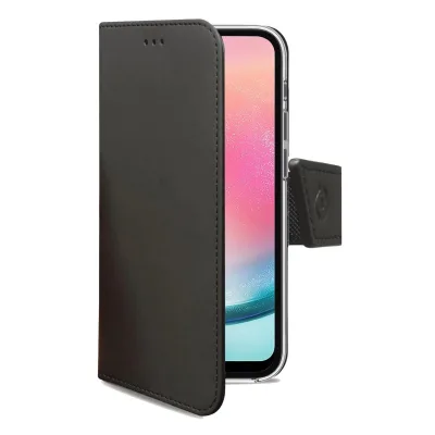 CELLY WALLY CASE GALAXY A24 4G BLACK WALLY1038
