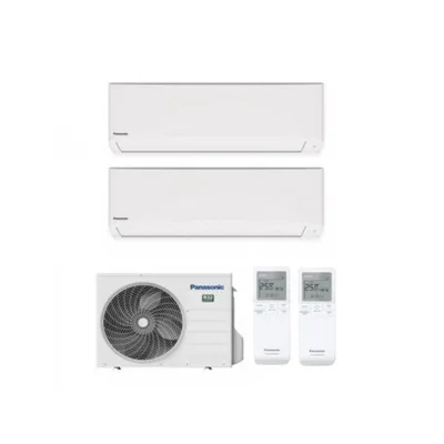 Climatizzatore Condizionatore Panasonic Dual Split 7+12 Inverter+ Serie TZ 7000+12000 Btu Con CU-2TZ41TBE Classe A++