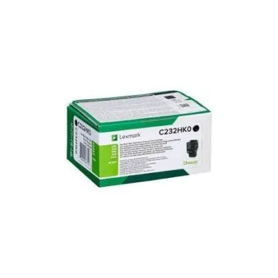 TONER ORIGINALE LEXMARK C2325 MC2325 C232HK0 NERO