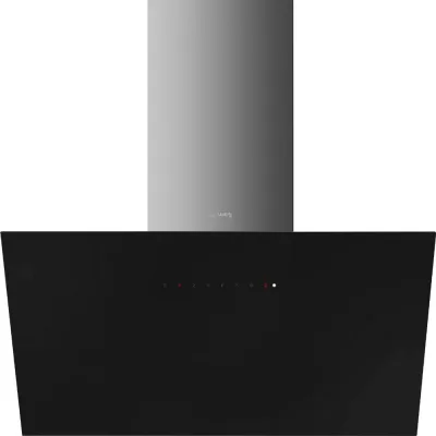 Smeg Cappa aspirante decorativa a muro KICV90BL2 finitura nero da 90 cm