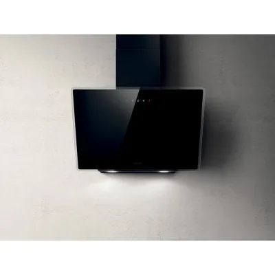 PRONTA CONSEGNA - Elica Cappa a parete SHIRE BL/A/90 PRF0119829A finitura vetro nero da 90 cm