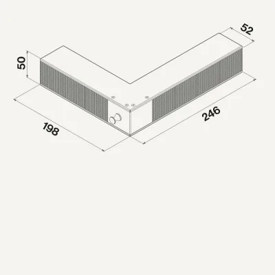 Falmec Ricambio filtro KACL.952 per kit sottobase