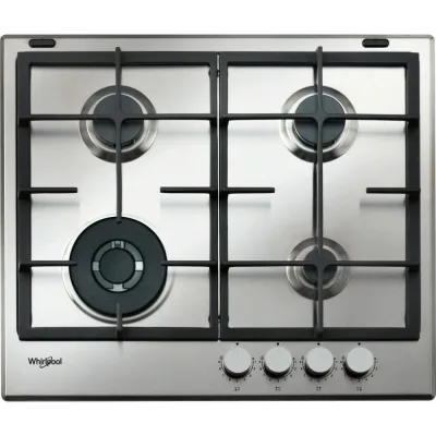PRONTA CONSEGNA - Whirlpool Piano cottura a gas GMAL 6422/IXL finitura inox da 59 cm