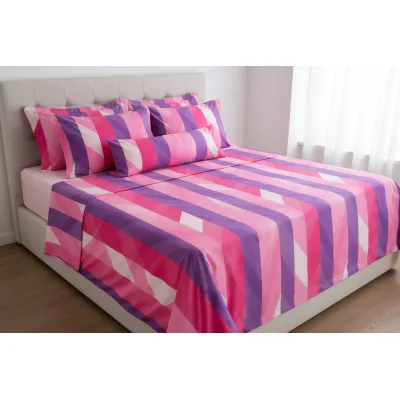 Completo lenzuolo-copriletto Tahiti - Gabel -Rosa