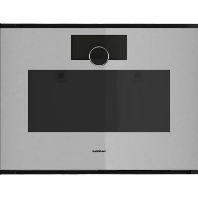 Gaggenau Forno a vapore con cerniera a sinistra da incasso GS221130 finitura Gaggenau Sterling da 60 cm - RICHIEDERE PREVENTIVO