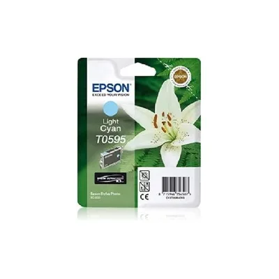 CARTUCCIA ORIGINALE EPSON STYLUS PHOTO R2400 T0595 Light Ciano C13T05954010