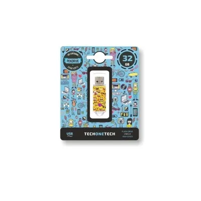 Pendrive TechOneTech Emojis Memoria USB 2.0 32GB TEC4501-32