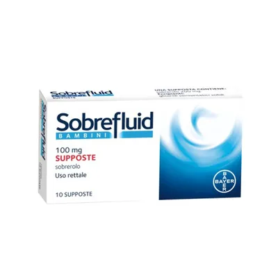 SOBREFLUID*BB 10SUPP 100MG