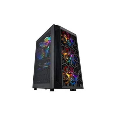 CASE MARS Gaming MCMESH Custodia da gaming compatta Tecnologia MESH a 360º 3 ventole FRGB da 120 mm