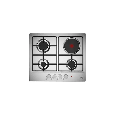 Master Kitchen Piano cottura misto gas/elettrico MKMG 603E101-ED E XS finitura inox da 60 cm