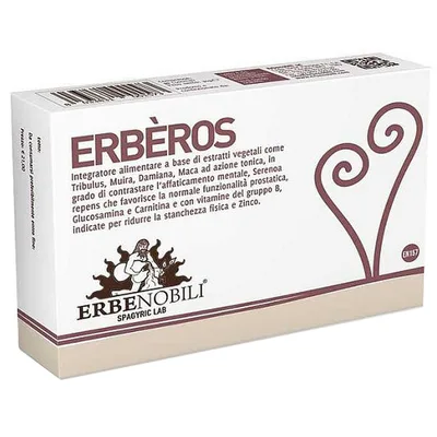 Erbenobili Erberos Integratore Funzionalità Prostatica 30 Compresse