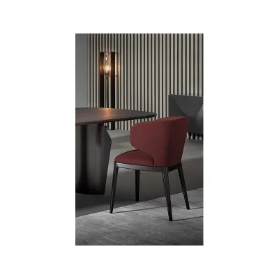 Bonaldo Sedia Miss Joy con gambe in legno e seduta a scelta