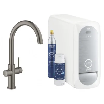 Grohe Miscelatore Blue Home monocomando 31455AL1 finitura grafite spazzolato