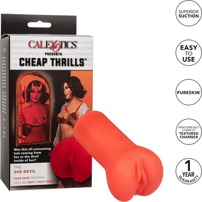 CalExotics Cheap Thrills The She-Devil vagina masturbatore