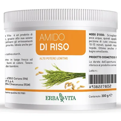 Erba Vita Amido Di Riso Per Uso Esterno Barattolo 300 G
