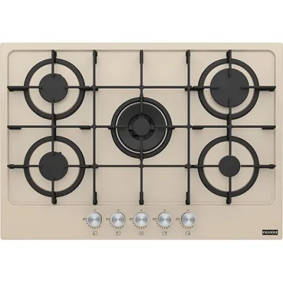 Franke: Piano cottura a gas Maris 750 FHMA 755 4G DC OA C 106.0554.409 finitura avena da 73 cm