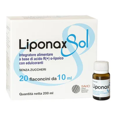 Liponax Sol Integratore Alimentare 20 Flaconcini 10ml