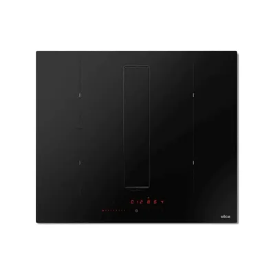 Elica Piano cottura a induzione con cappa integrata NIKOLATESLA FIT SL RAW BR/A/60 PRF0210740 finitura nero opaco da 60 cm