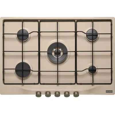 Franke: Piano cottura a gas Country 750 FCH 755 4G TC E 106.0696.852 finitura avena da 75 cm