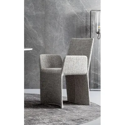 Bonaldo Sedia Miss Ketch con gambe in metallo e seduta a scelta - Con braccioli