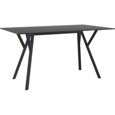 Siesta Tavolo Fisso Hi-Tech Max Table 140 art. 746 con struttura in plastica e piano in laminato compatto HPL da 140x80 cm