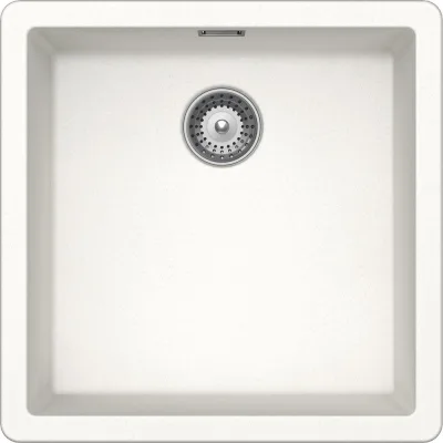 Schock Lavello una vasca BROOKLYN N100U BYKN100U01 finitura bianco assoluto da 43x43 cm