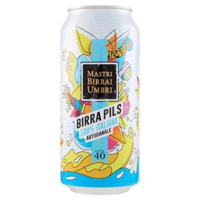 Mastri Birrai Umbri Birra Pils 100% Italiana Artigianale 440 ml