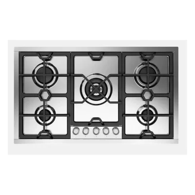 Ilve Piano cottura gas filotop Panoramagic HCPMT95D in acciaio inox da 90 cm