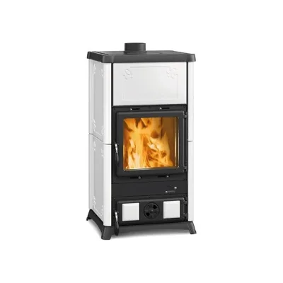 La Nordica Stufa a legna FEDORA.16 3000821 finitura bianco infinity