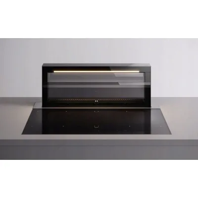 Falmec Piano cottura a induzione con cappa integrata Level One in vetroceramica nero lucido da 90 cm - 800 m3/h - IN PROMOZIONE CON VOUCHER FINO AL 6/07