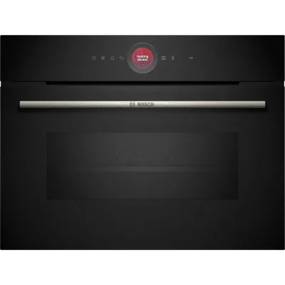 PRONTA CONSEGNA - Bosch Forno compatto combinato microonde da incasso CMG7241B1 finitura nero da 60 cm - Serie 8