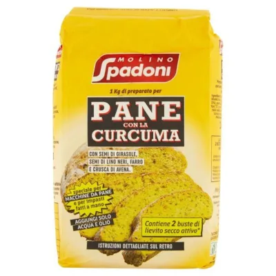 Molino Spadoni Preparato Per Pane Con La Curcuma 1kg