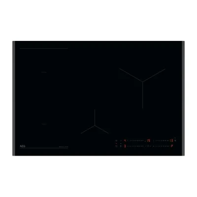 PRONTA CONSEGNA - AEG Piano cottura a induzione NIO 84B00 FB in vetroceramica nero da 80 cm