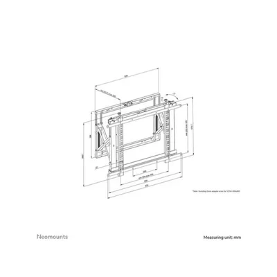 NEOMOUNT SUPPORTO VIDEOWALL WL95-800BL1 WL95-800BL1
