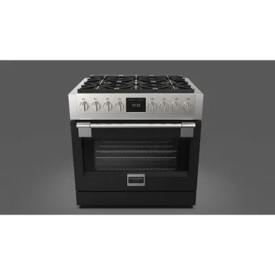 Fulgor Cucina Sofia FSRC 3606 P MG MK 2F MBK con forno multifunzione pirolitico e piano a gas finitura nero da 91 cm