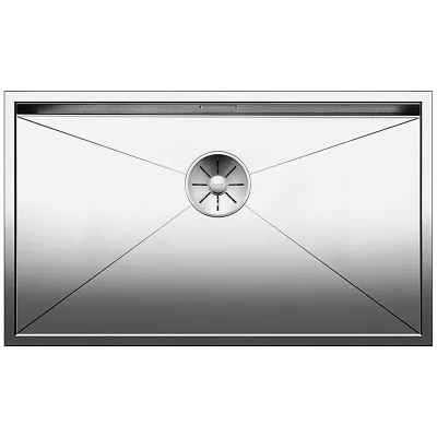 PRONTA CONSEGNA - Blanco Lavello una vasca ZEROX 700-U 1517249 in acciaio inox da 74x44 cm - Sottotop