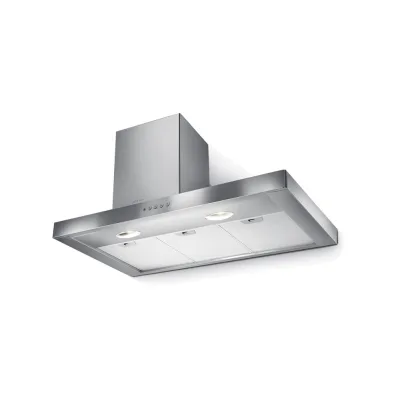 Faber Cappa a parete STILO SRM SX/SP A90 325.0518.927 finitura acciaio inox da 90 cm – Con camino a sx