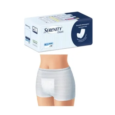 SERENITY PANNOLINO RETTANGOLARE CON BARRIERA 30PZ