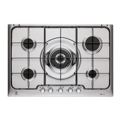 PRONTA CONSEGNA - Electrolux | Piano cottura a gas Soft PX750UV finitura inox da 75 cm