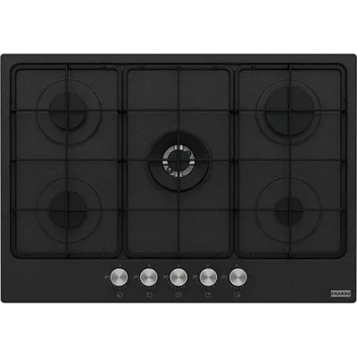 Franke: Piano cottura a gas Smart 750 FHSM 755 4G DC ON E 106.0670.111 finitura nero da 73 cm