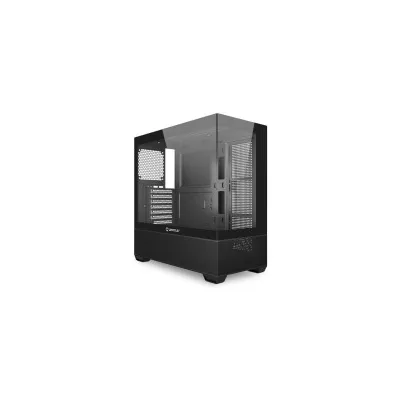 Case Unykach Revelat Black ATX Micro ATX ITX UK121801 Pannelli frontali e laterali in vetro temperato USB-A 3.0 USB-C e audio HD