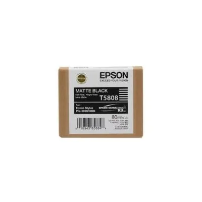 CARTUCCIA ORIGINALE EPSON STYLUS PRO 3800 C13T580800 T5808 NERO