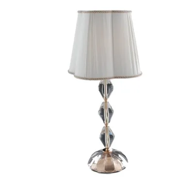 Lampada da tavolo luxury oro in cristallo, 1 luce E27, 40x65cm