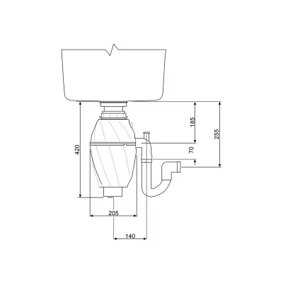 Smeg Tritarifiuti KITFD100 da 20.5x20.5 cm